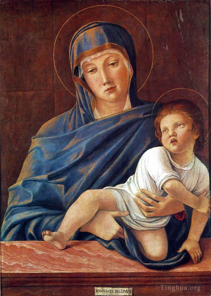 乔瓦尼·贝利尼 的油画作品 -  《麦当娜与孩子》