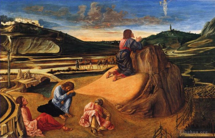 乔瓦尼·贝利尼 的油画作品 -  《花园里的痛苦》