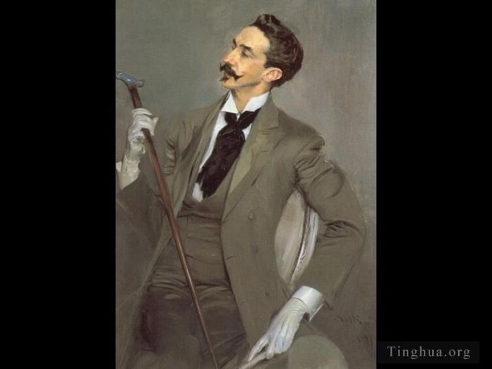 乔瓦尼·博尔迪尼 的油画作品 -  《罗伯特·德·孟德斯鸠伯爵》