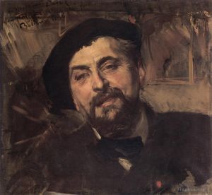 艺术家乔瓦尼·博尔迪尼作品《艺术家欧内斯特·安吉·杜伊兹的肖像》