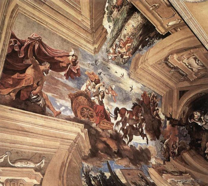 圭尔奇诺 的油画作品 -  《极光1623》