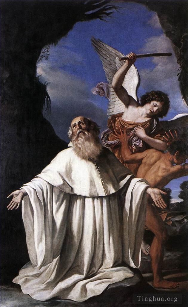 圭尔奇诺 的油画作品 -  《圣罗穆尔德》