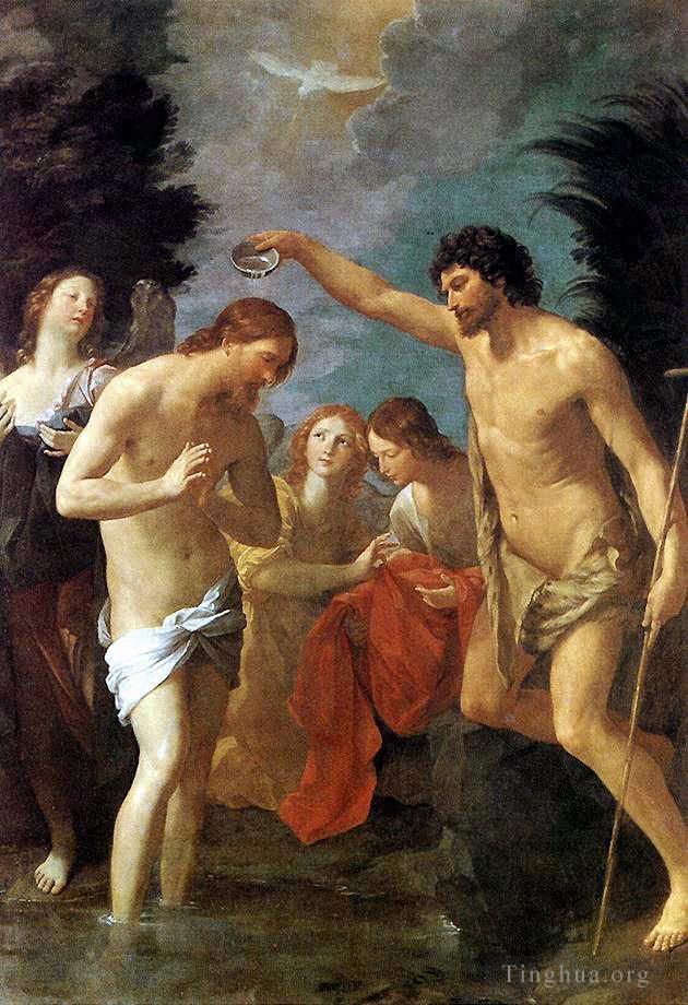 圭多·雷尼 的油画作品 -  《基督的洗礼》