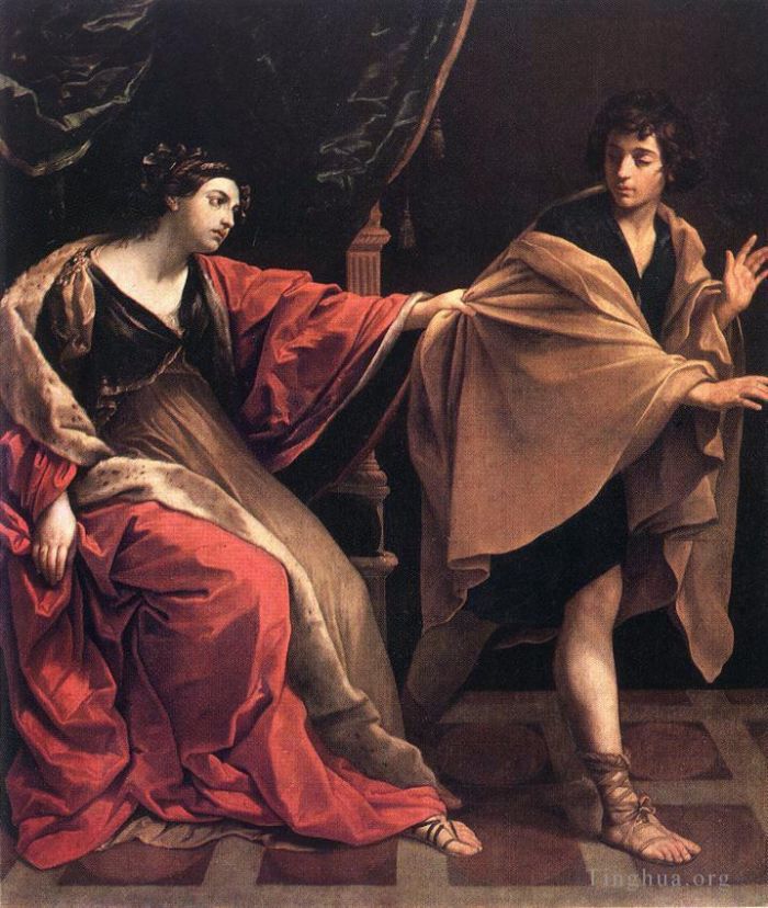圭多·雷尼 的油画作品 -  《约瑟和波提乏的妻子》