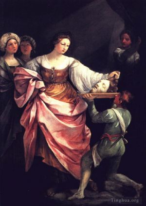 古董油画《Salome with the Head of Saint John the Baptist》
