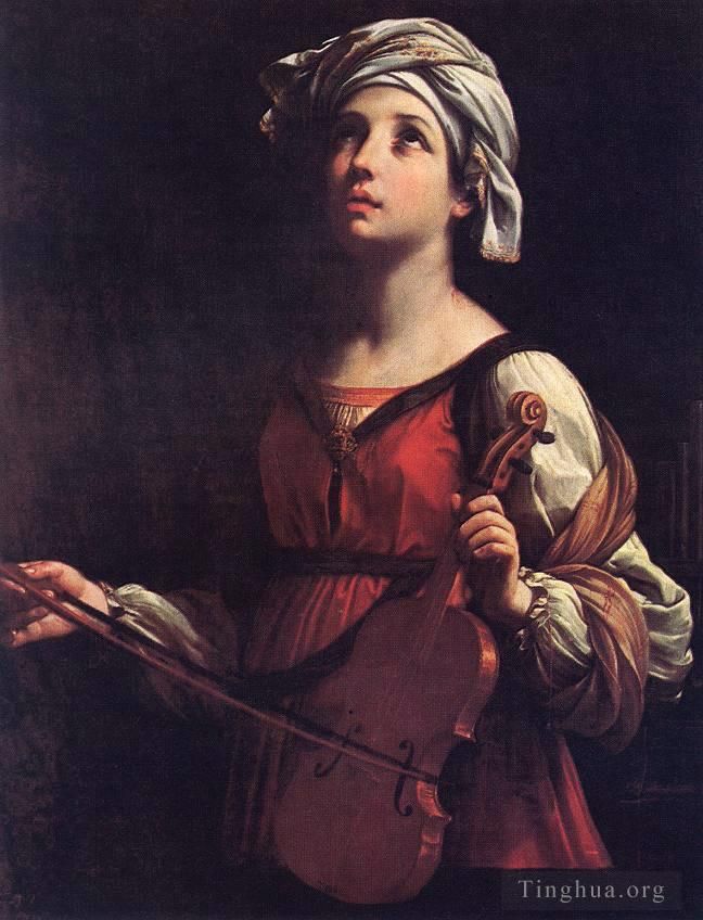 圭多·雷尼 的油画作品 -  《圣塞西莉亚》