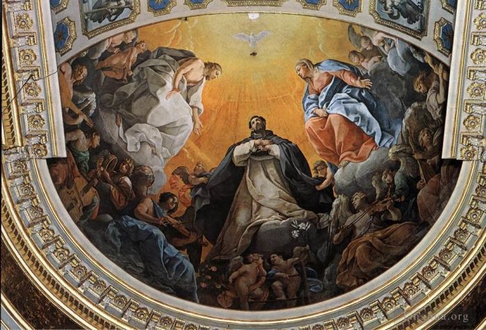 圭多·雷尼 的油画作品 -  《圣多米尼克的荣耀》