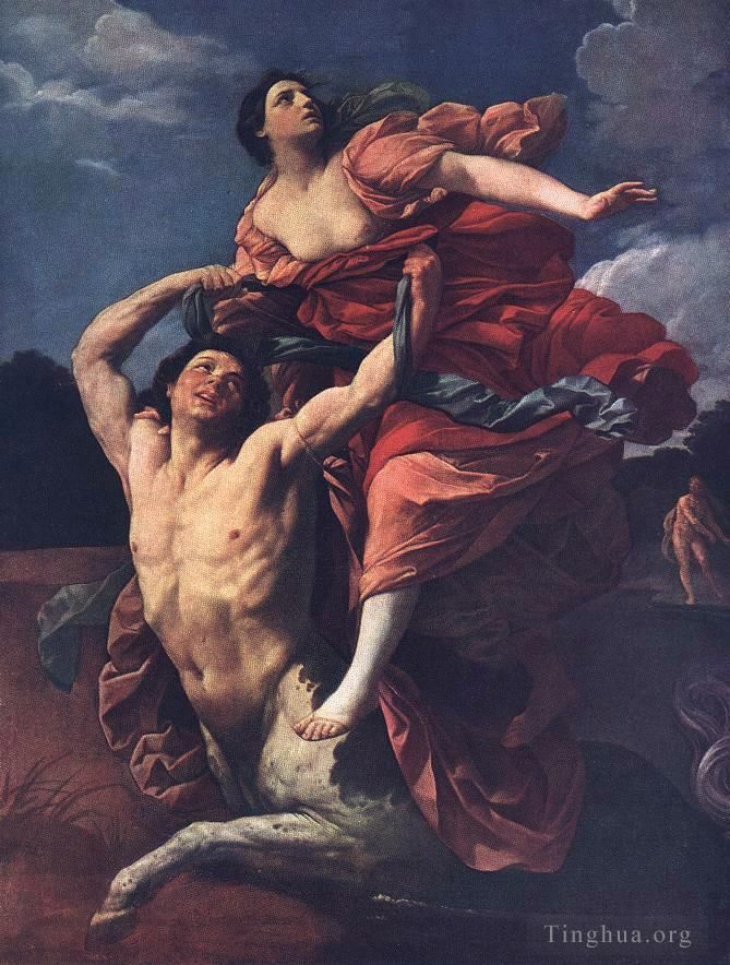圭多·雷尼 的油画作品 -  《德贾尼拉的强奸》