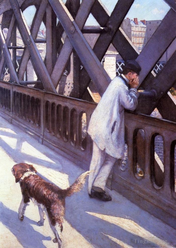 古斯塔夫·卡勒波特 的油画作品 -  《欧洲桥》