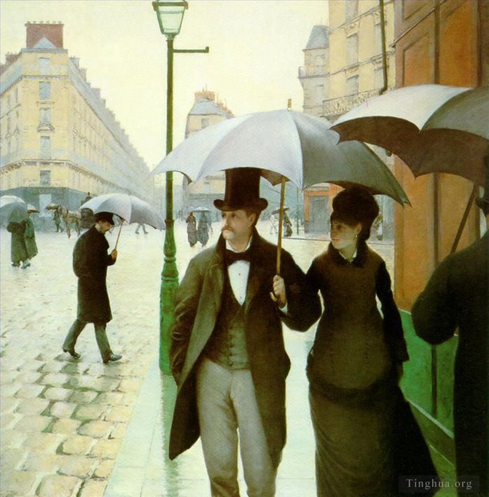 古斯塔夫·卡勒波特 的油画作品 -  《巴黎》