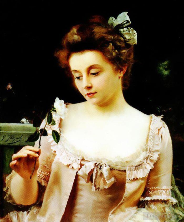 古斯塔夫·杰凯 的油画作品 -  《罕见的美丽》