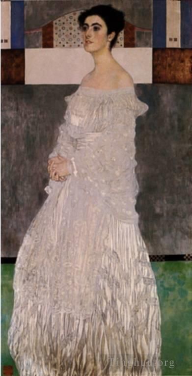 古斯塔夫·克林姆 的油画作品 -  《比尔尼斯·玛格丽特·斯托伯勒·维特根斯坦,1905》