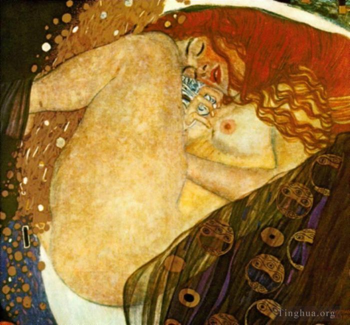 古斯塔夫·克林姆 的油画作品 -  《达娜厄》