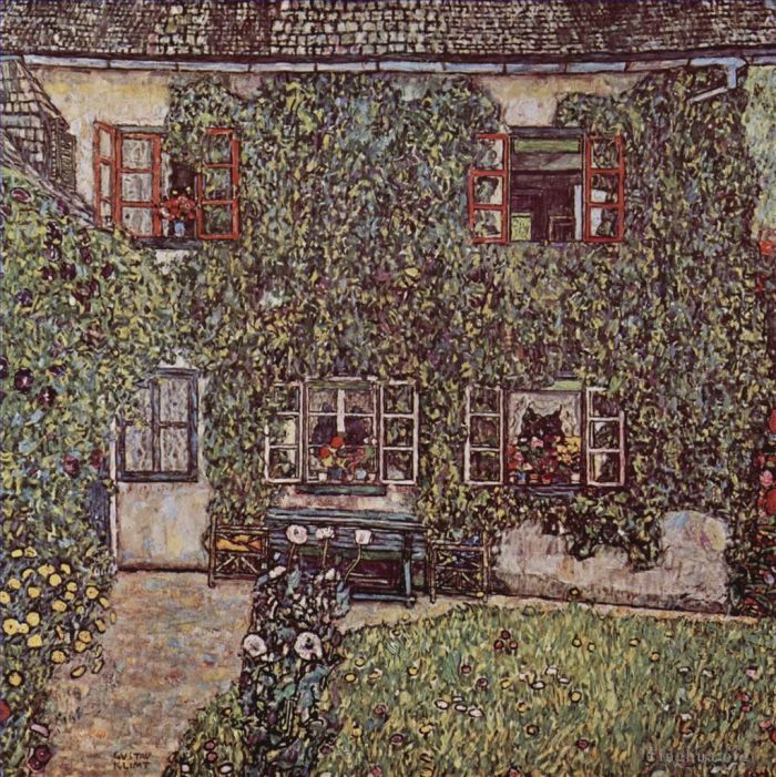 古斯塔夫·克林姆 的油画作品 -  《瓜尔达博斯基之家》