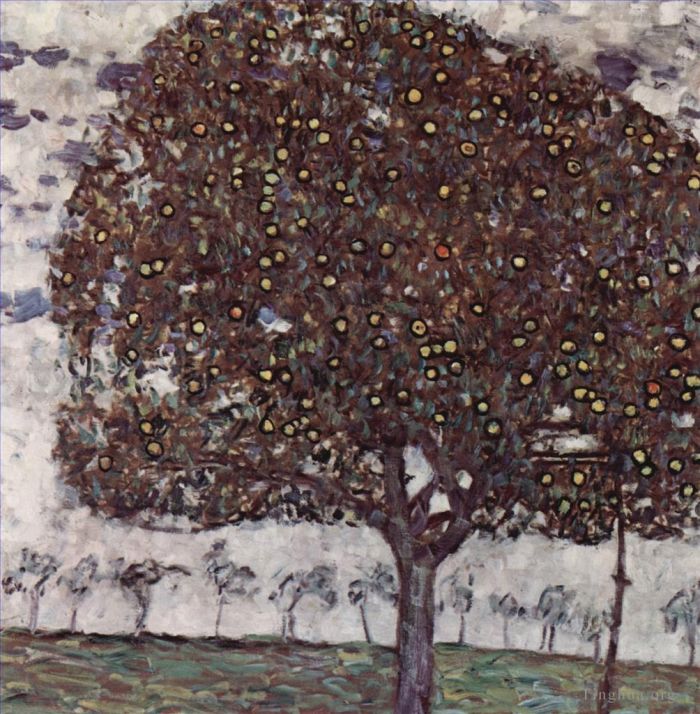 古斯塔夫·克林姆 的油画作品 -  《苹果树II》