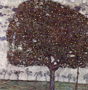 艺术家古斯塔夫·克林姆作品《苹果树II》