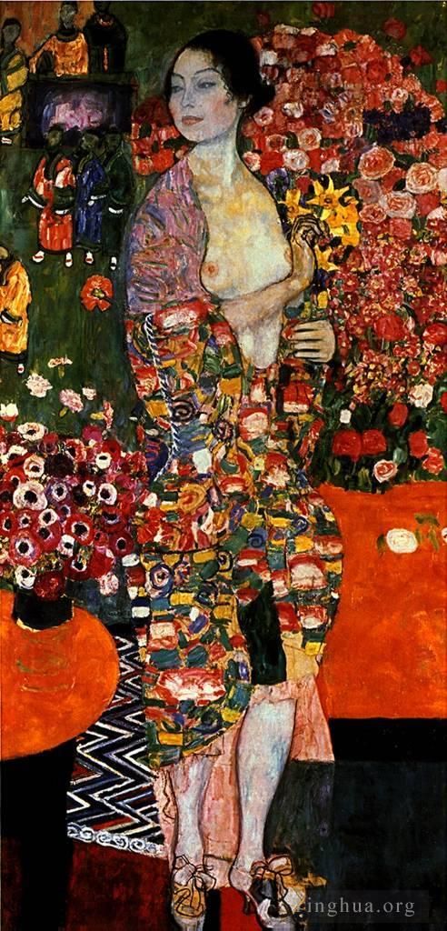 古斯塔夫·克林姆 的油画作品 -  《舞者》
