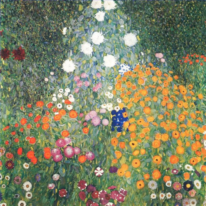 古斯塔夫·克林姆 的油画作品 -  《庭园》