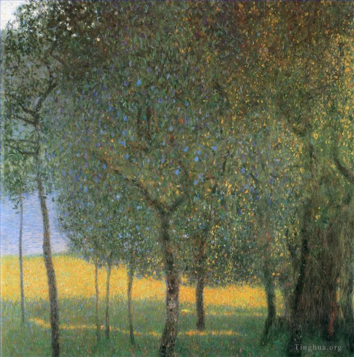 古斯塔夫·克林姆 的油画作品 -  《果树》