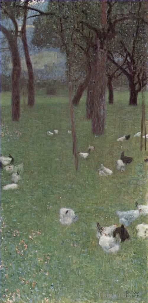 古斯塔夫·克林姆 的油画作品 -  《加滕米特·休内宁·斯塔加莎》