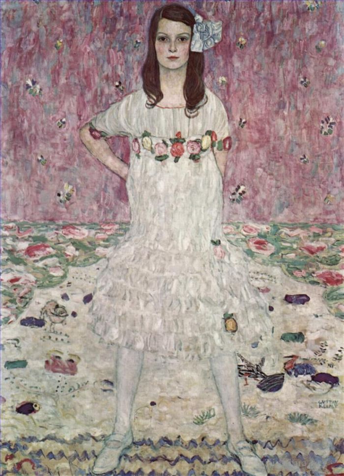 古斯塔夫·克林姆 的油画作品 -  《玛达·普里马韦西,c,1912》