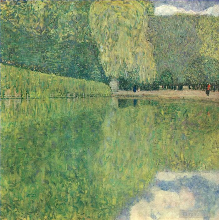 古斯塔夫·克林姆 的油画作品 -  《美泉宫公园》