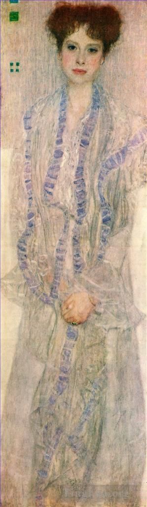 艺术家古斯塔夫·克林姆作品《格莎·费尔索瓦尼的肖像》
