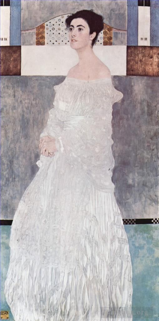 古斯塔夫·克林姆 的油画作品 -  《玛格丽特·斯通伯勒·维特根斯坦肖像》
