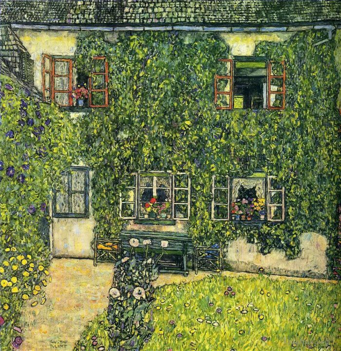 古斯塔夫·克林姆 的油画作品 -  《瓜尔达博斯基之家》