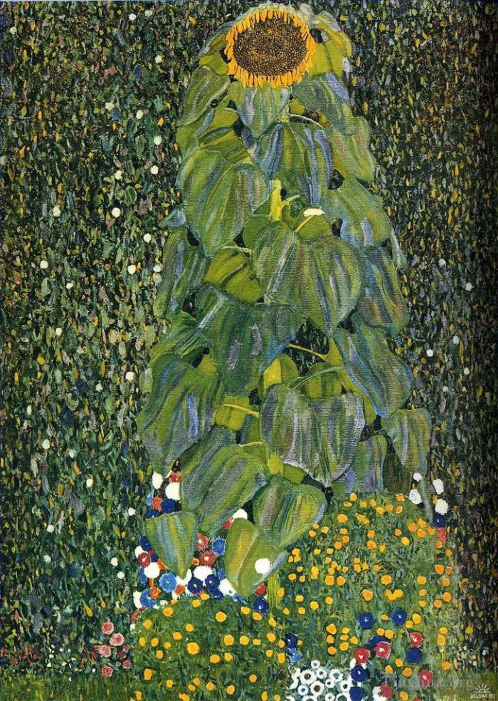 古斯塔夫·克林姆 的油画作品 -  《向日葵》
