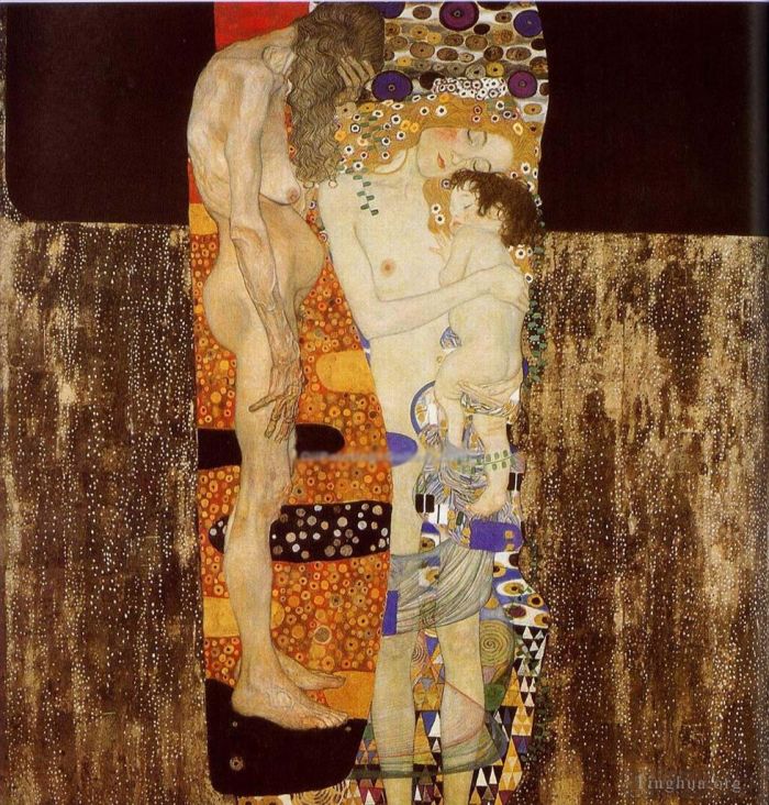 古斯塔夫·克林姆 的油画作品 -  《女人的三个年龄段》