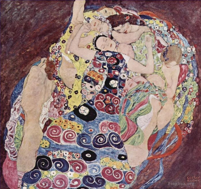 古斯塔夫·克林姆 的油画作品 -  《处女座》