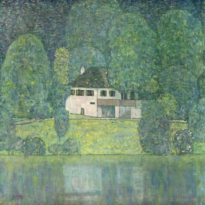 古斯塔夫·克林姆 的油画作品 -  《无题风景》