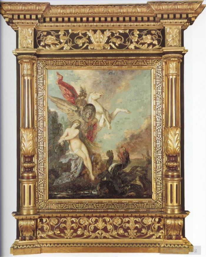 居斯塔夫·莫罗 的油画作品 -  《仙女座》