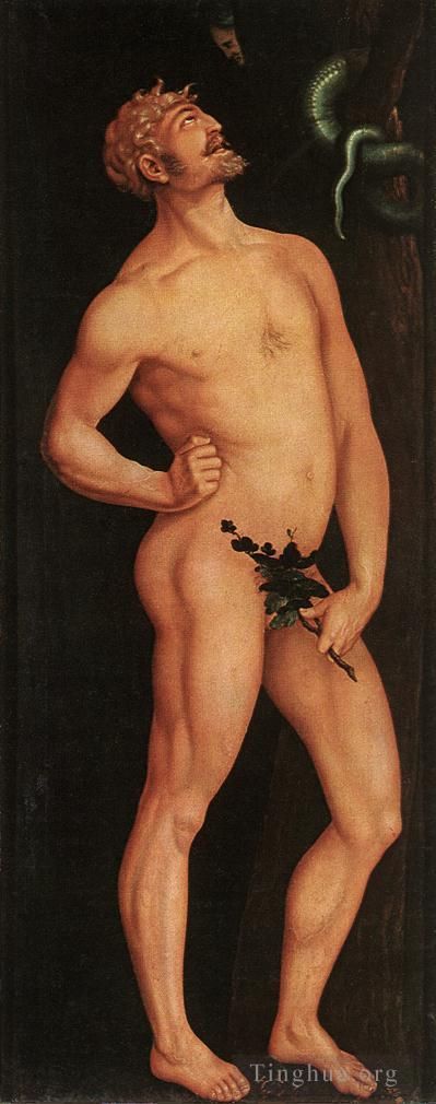汉斯·鲍尔丁 的油画作品 -  《亚当》