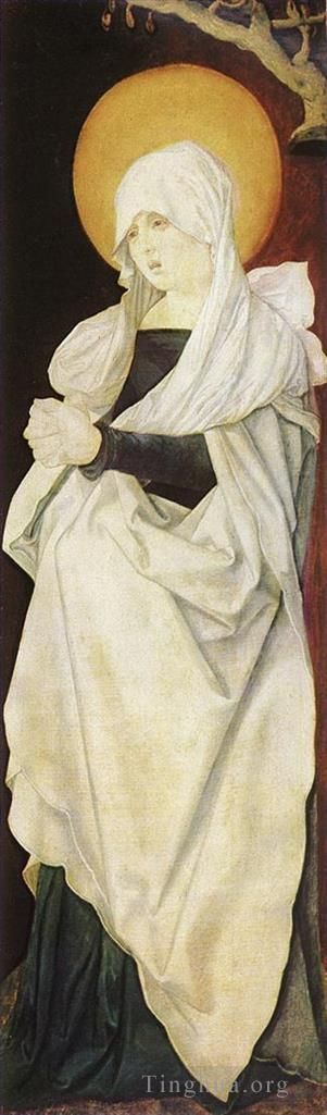汉斯·鲍尔丁 的油画作品 -  《痛苦圣母》