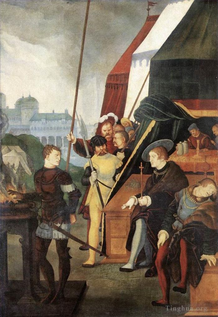 汉斯·鲍尔丁 的油画作品 -  《穆修斯·斯卡埃沃拉》