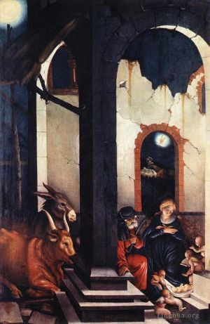 艺术家汉斯·鲍尔丁作品《耶稣诞生》
