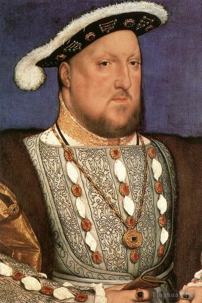 小汉斯·贺尔拜因 的油画作品 -  《亨利八世肖像2》