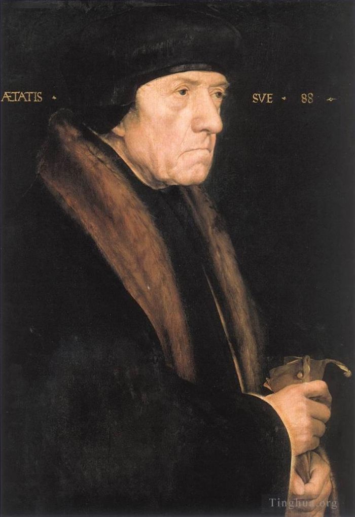小汉斯·贺尔拜因 的油画作品 -  《约翰·钱伯斯的肖像》