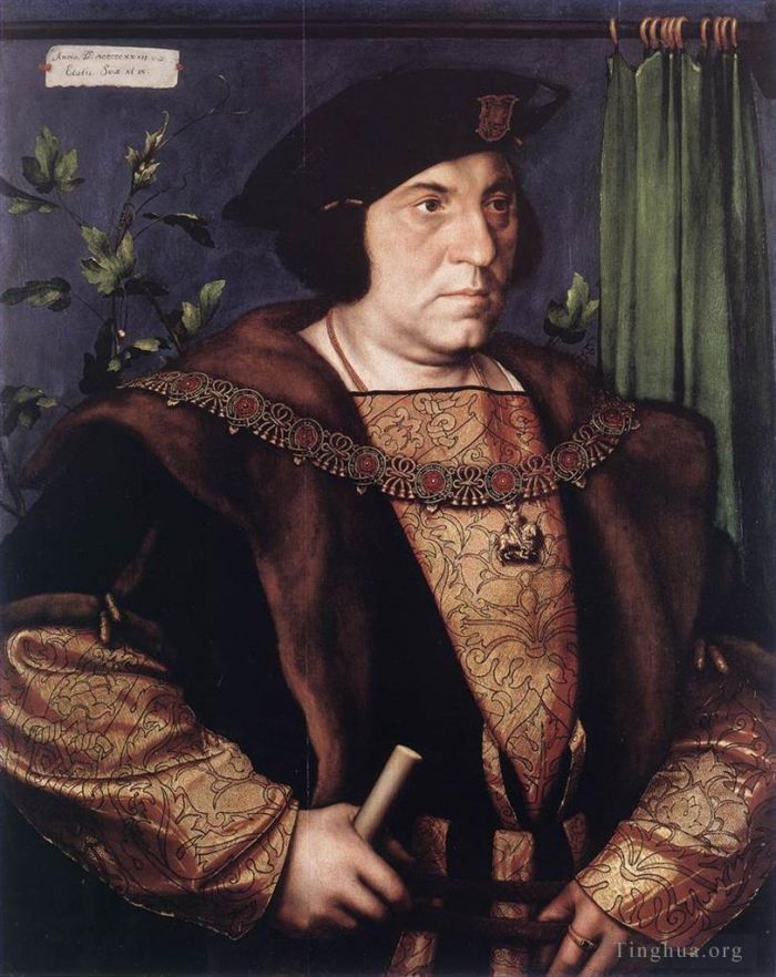 小汉斯·贺尔拜因 的油画作品 -  《亨利·吉尔福德爵士的肖像》