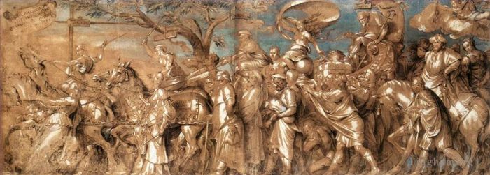 小汉斯·贺尔拜因 的各类绘画作品 -  《财富的胜利》