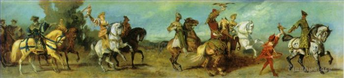 汉斯·马卡特 的油画作品 -  《节日庆典》