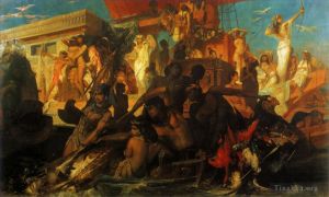 艺术家汉斯·马卡特作品《克利奥帕特拉的灭亡》