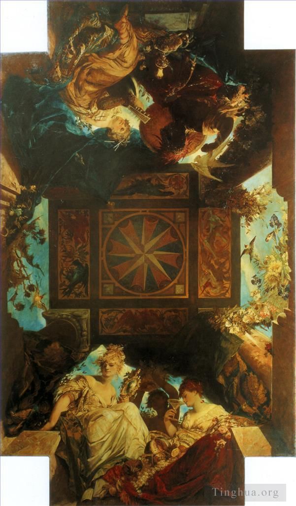 汉斯·马卡特 的油画作品 -  《世界的尽头》