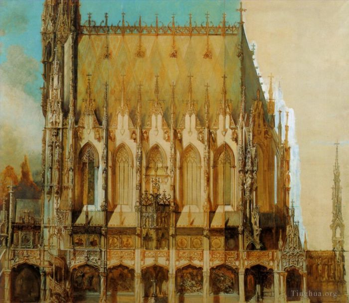 汉斯·马卡特 的油画作品 -  《圣迈克尔教堂》