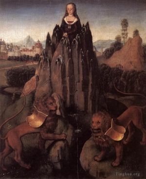 艺术家汉斯·梅姆林作品《与处女的寓言,1479》