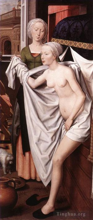 艺术家汉斯·梅姆林作品《芭丝谢芭,1485》