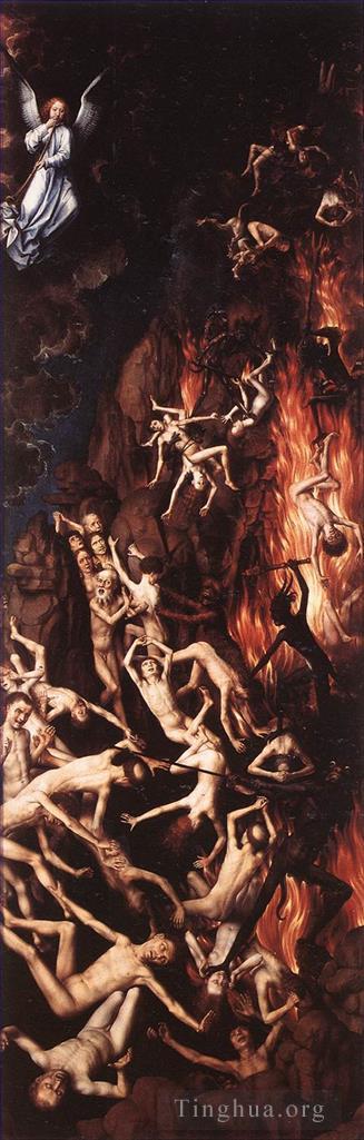 汉斯·梅姆林作品《最后的审判三联画,open,1467detail9》