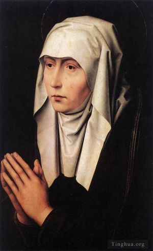 艺术家汉斯·梅姆林作品《痛苦圣母,1480》
